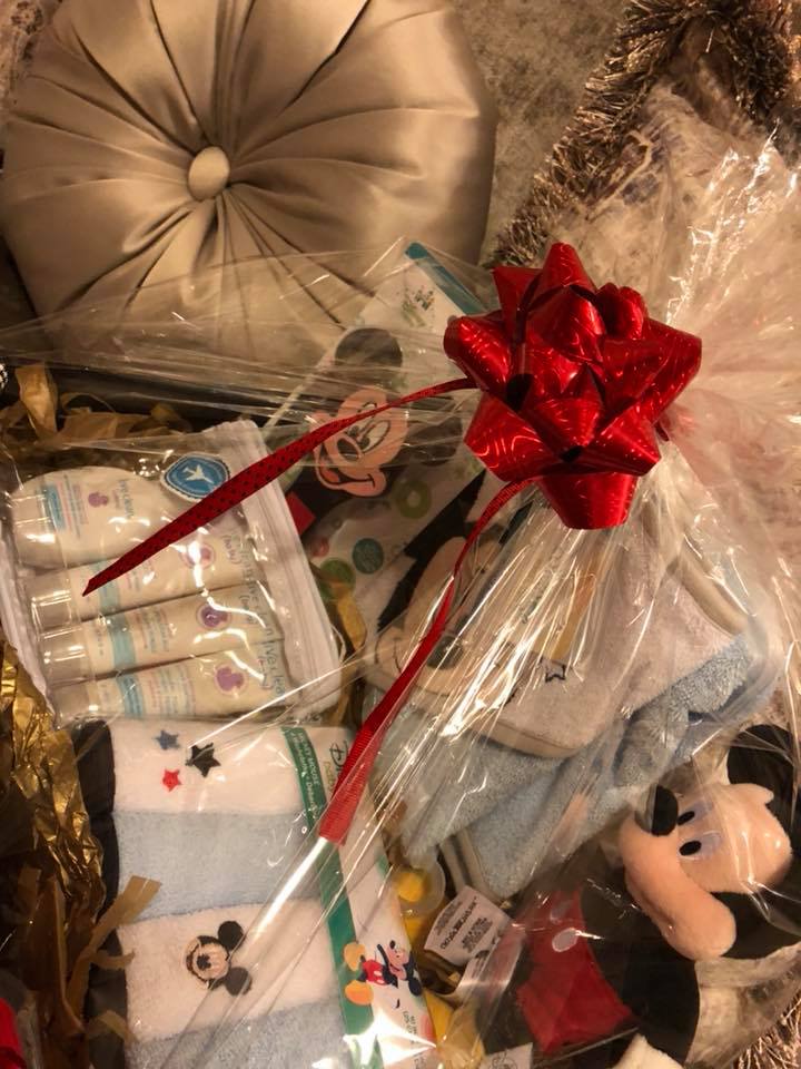 Christmas With Mickey Mouse Gift Basket